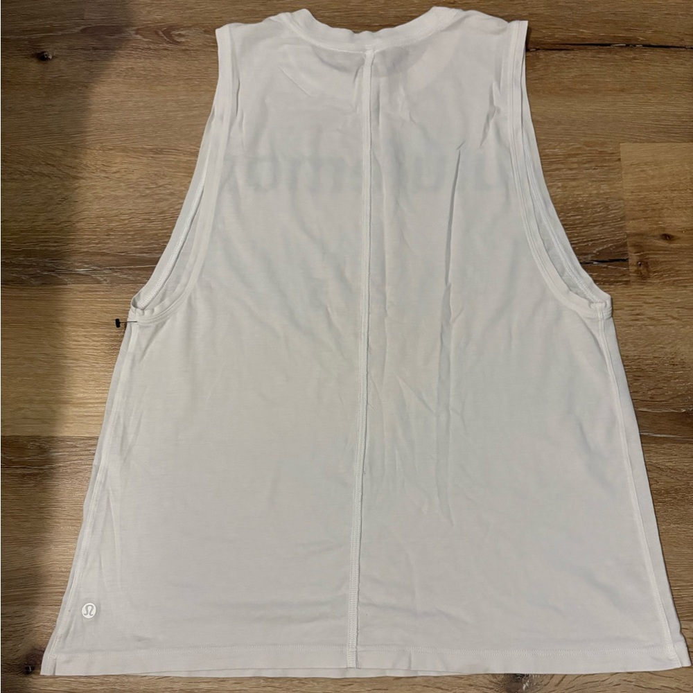 Lululemon All Yours Tank *Graphic Wordmark in White - Picture 6 of 8